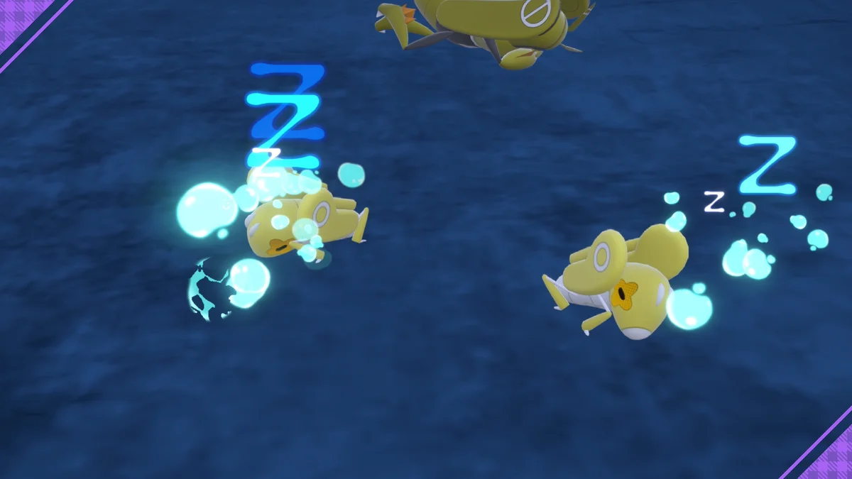 ピクニックのそばで眠る色違いマメバッタ